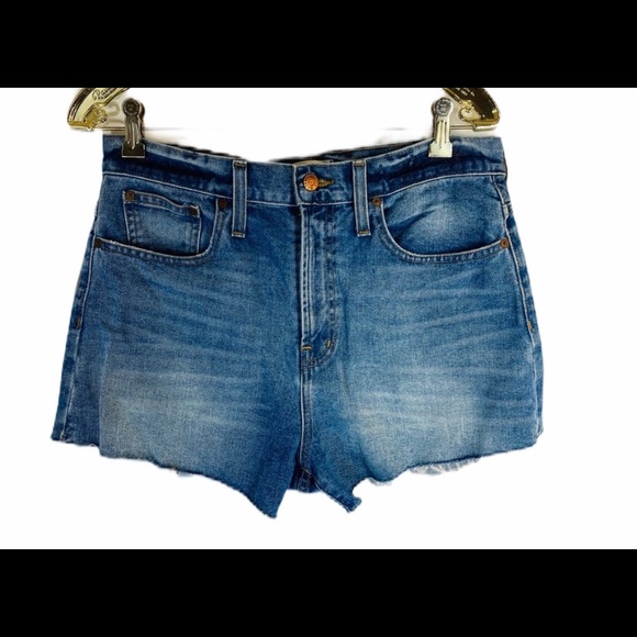 Madewell The Perfect Jean Raw Hem Short - Picture 2 of 6